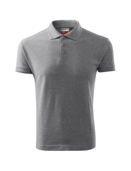 Men`s polo shirt reserve r22 dark gray melange Adler Rimeck