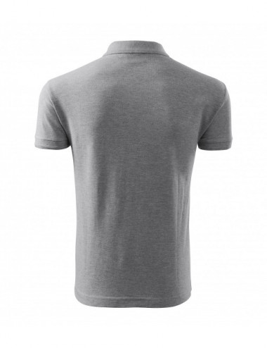 Men`s polo shirt reserve r22 dark gray melange Adler Rimeck