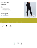 2Damen Jogginghose Lady Leggings schwarz JHK
