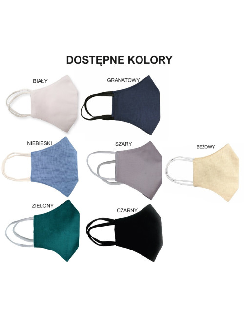 Masken mit Logo, Marineblau, 300 Stück