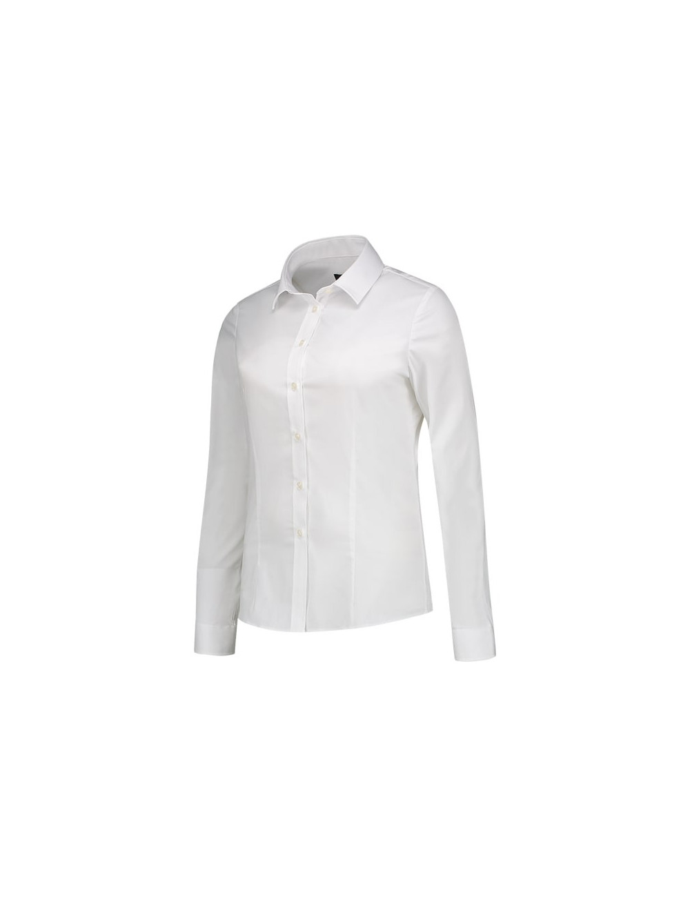 Women`s shirt fitted stretch blouse t24 white Adler Tricorp