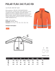 Men`s fleece flra 340 hv premium red/fluo Jhk