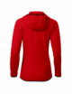 2Dünnes Damen-Fleece mit Kapuze, perfekt für den Sport, direkt 418 rot Malfini