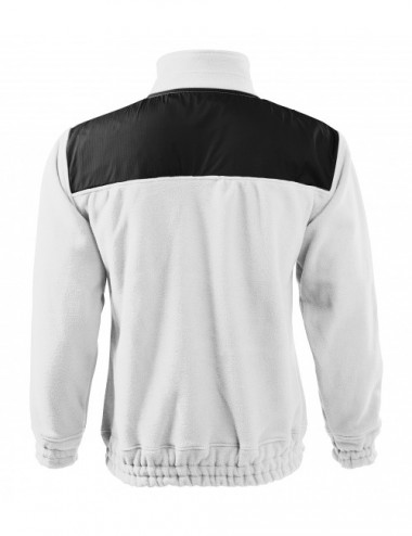 Unisex-Sweatshirt aus dickem, warmem, verstärktem Fleece, Hi-Q 506 White Rimeck