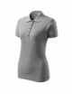 Ladies polo shirt reserve r23 dark gray melange Adler Rimeck