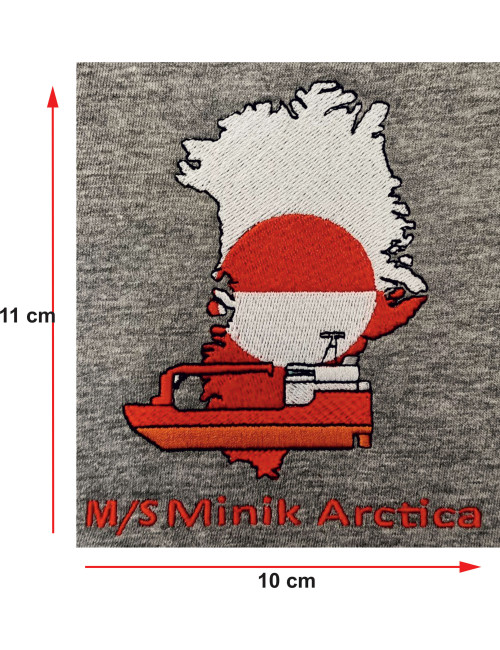 Logo embroidery on clothing