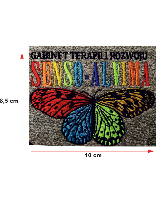 Logo embroidery on clothing