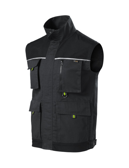 Herren Arbeitsweste Ranger W54 Ebenholzgrau Adler Rimeck