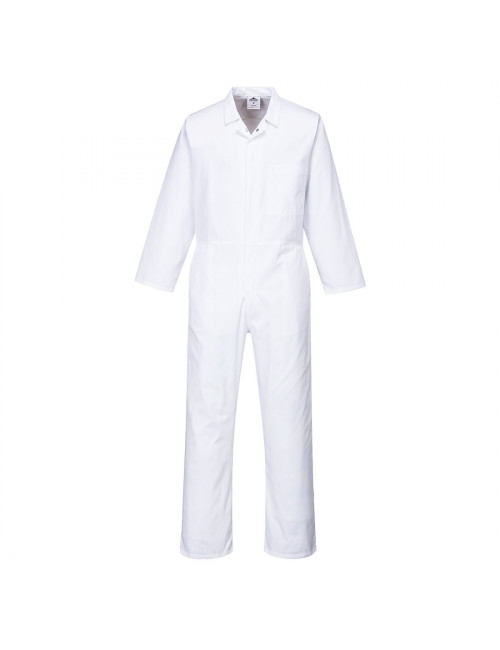 Grocery coverall white Portwest