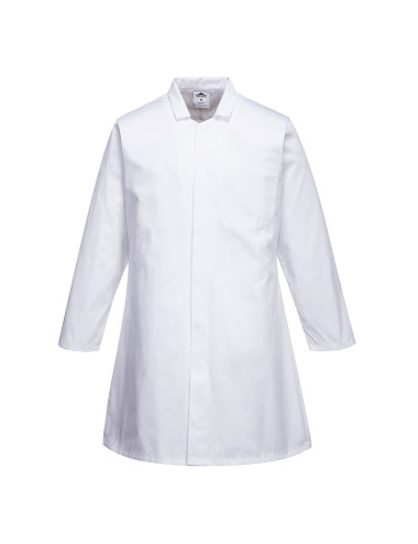 Men`s grocery apron with 1 pocket white Portwest