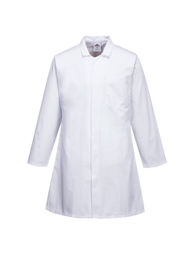 Men`s 3 pocket grocery apron white Portwest