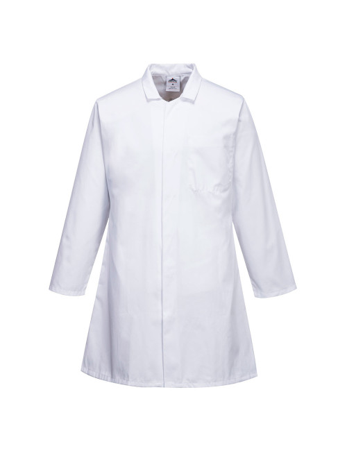 Men`s 3 pocket grocery apron white Portwest