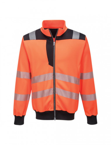 Hi-vis jacket pw3 orange/black Portwest