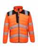2Pw3 baffle hi-vis jacket orange/black Portwest