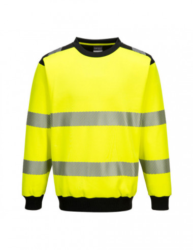 Bluza ostrzegawcza pw3 żółto/czarny Portwest