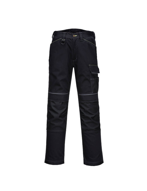 Women`s pw3 stretch hi-vis trousers black Portwest