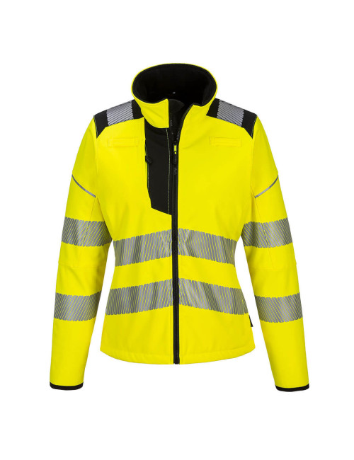 "Spersonalizowany Softshell Damski PW3 Żółto/Czarny Portwest z Haf