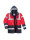 Traffic red/navy contrast hi-vis jacket Portwest