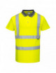 Gelbes Portwest-Poloshirt mit hoher Sichtbarkeit