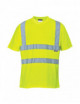 2Portwest gelbes Warn-T-Shirt