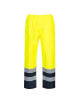 Two-tone traffic hi-voice trousers yellow Portwest