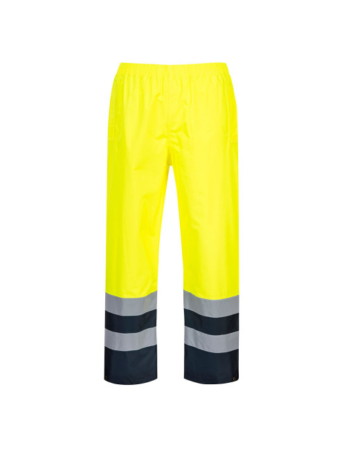 Two-tone traffic hi-voice trousers yellow Portwest