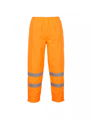 Breathable hi-vis trousers orange Portwest
