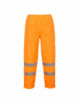 Breathable hi-vis trousers orange Portwest