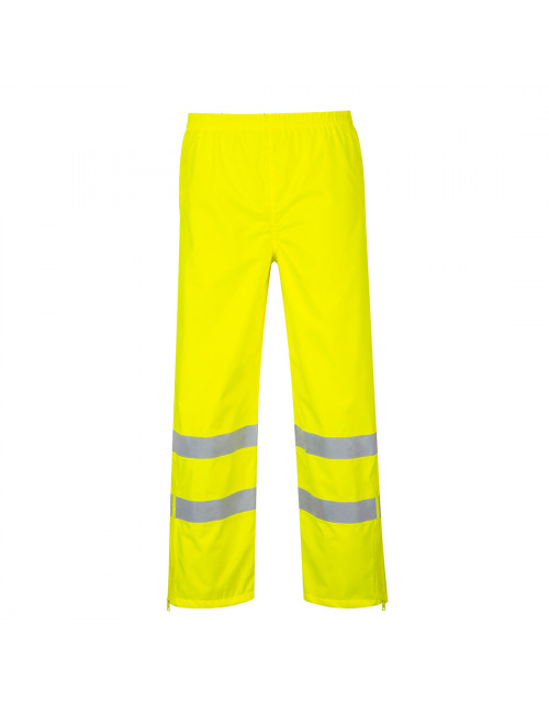 Spodnie ostrzegawcze oddychające żółty Portwest