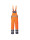 Contrasting hi-vis single dungarees orange/navy Portwest