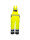 Contrasting hi-vis warm dungarees yellow/black Portwest