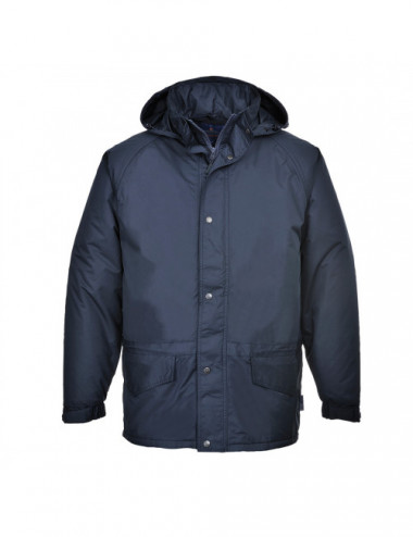 Arbroath fleece lined breathable jacket. navy Portwest