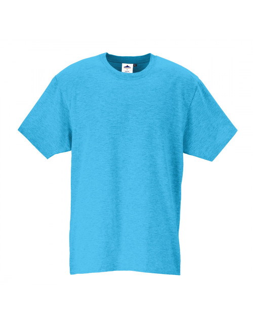 Turin Premium T-Shirt Blue Sky Portwest