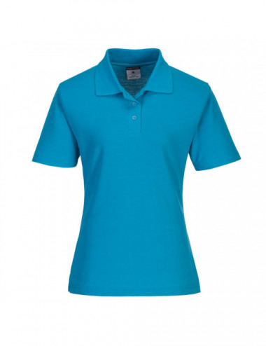 Blaugrünes Poloshirt für Damen von Portwest