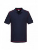 2Two tone polo shirt navy/red Portwest