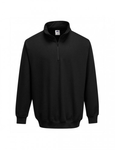 Sorrento-Sweatshirt mit Reißverschluss, schwarz, Portwest