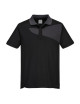 Pw2 polo black/grey Portwest