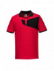 2Polo shirt pw2 red/black Portwest