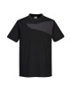 PW2 T-Shirt schwarz/grau Portwest