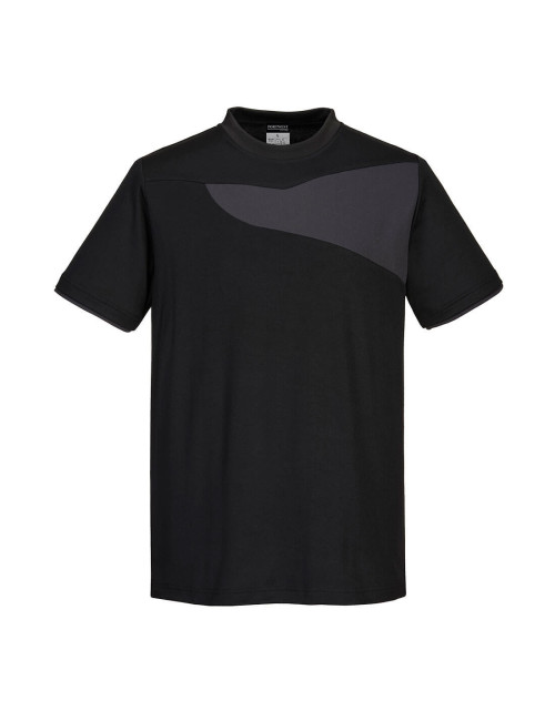 PW2 T-Shirt schwarz/grau Portwest