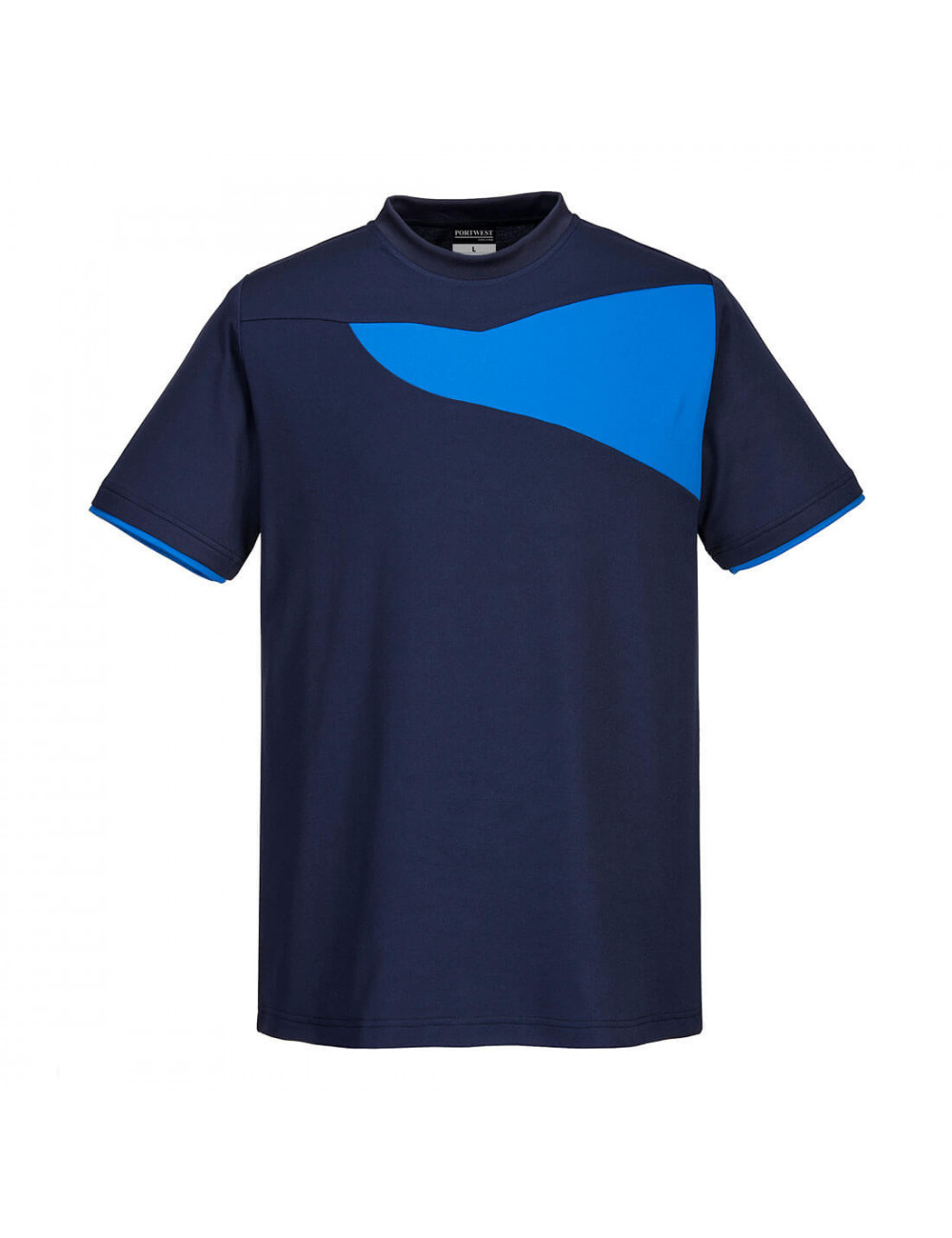 PW2 T-Shirt Marineblau/Königsblau Portwest