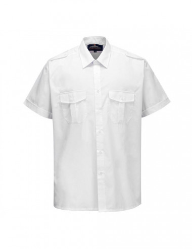 S101 pilot short sleeve shirt white Portwest