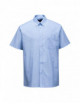 2Short sleeve oxford shirt blue Portwest