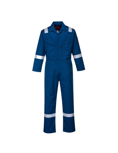 Araflame platinum royal blue jumpsuit Portwest