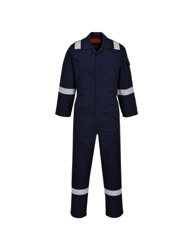 Araflame silver navy jumpsuit Portwest