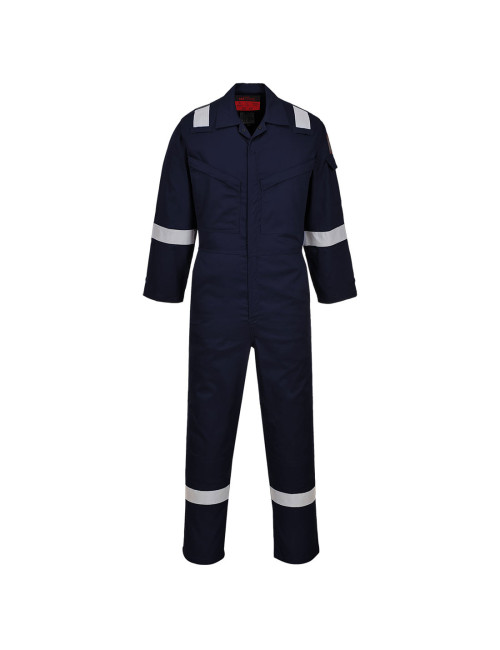 Araflame silver navy jumpsuit Portwest