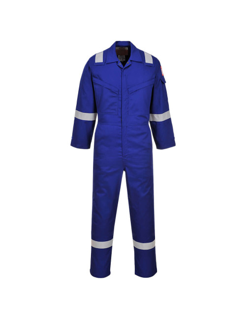 Jumpsuit araflame silver royal blue Portwest
