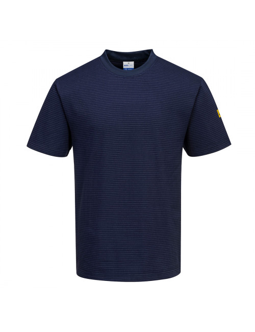 Antistatisches ESD-T-Shirt, Marineblau, Portwest