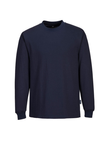 Antistatic esd long sleeve t-shirt navy Portwest