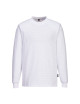 Antistatic esd long sleeve t-shirt white Portwest